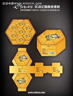小Q美眉蜂蜜礼盒包装