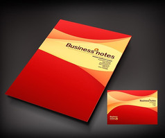 红色产品画册封面