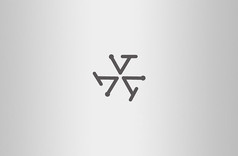 变形抽象电子企业logo