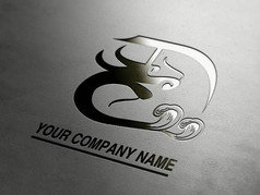 大气变形龙企业logo设计