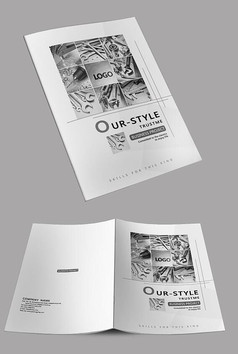 五金零件企业宣传画册封面设计