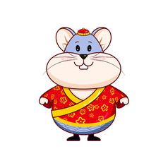 中国风卡通老鼠