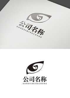 创意眼睛造型企业标志logo