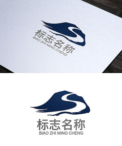 山峰logo标志设计