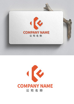 创意字母F造型logo设计
