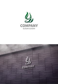 字母y农业logo设计