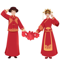 七夕520中式婚礼情侣夫妻人物素材