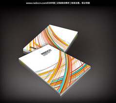 彩色交叉曲线封面