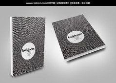 灰色抽象宣传册封面设计