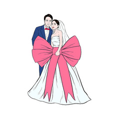 婚礼婚庆结婚 新娘新郎