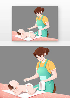 ��ɩĸӤ��ɩ��������ĦPNG�ز�