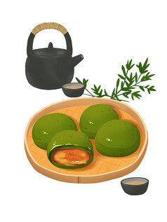 清明节青团