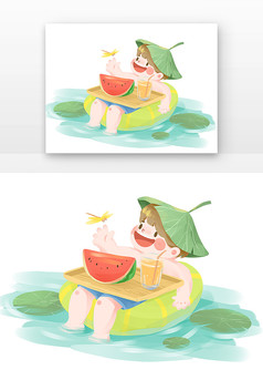立夏儿童游泳