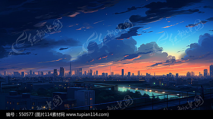 夜晚城市风光