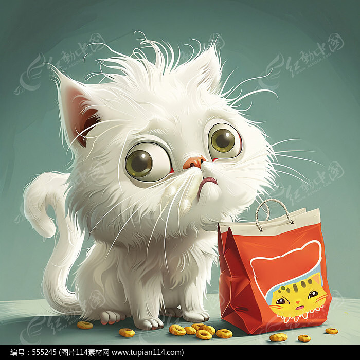 ����ɵɵ�İ�ɫСè