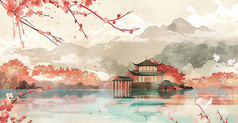 ɽˮ羰