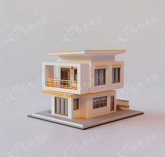 独栋别墅建筑模型