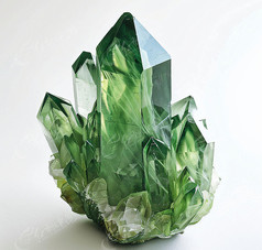 一大块绿色水晶